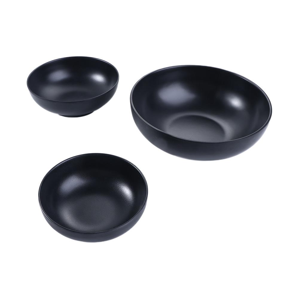 Тусклая полировка Домашний имитация фарфора Контейнер для еды Посуда Кухонные принадлежности Пиала для рамена Пиалы