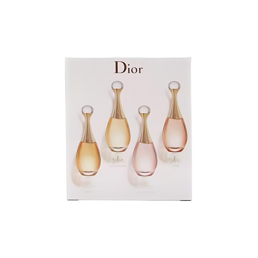 DIOR Realme Perfume Sample Four Piece Set, Potpourri Scent Eau De Parfum EDP Peach Jasmine Tuberose Vanilla 5ml*4