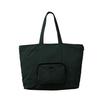 1314 Large Opening Zipper Tote Bag SN GRANDE Packable 01 Black [Rootote] Foldable, Lightweight, Water-repellent,