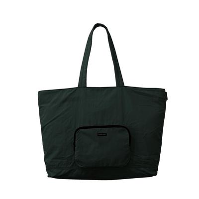 1314 большая сумка-тоут с застежкой-молнией SN GRANDE Packable 01 Black [Rootote] Складная, легкая, водоотталкивающая,