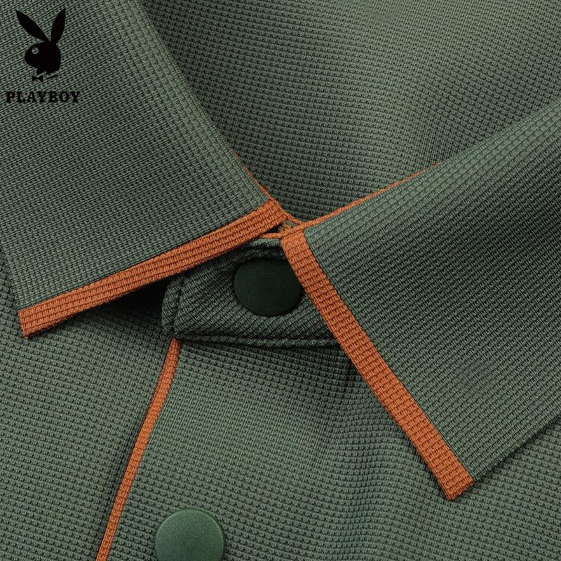 PLAYBOY Мужская летняя охлаждающая футболка-поло приталенного кроя
