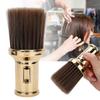 Gold Color Neck Duster Brush Light Hair Brush Barber Shop Brush Beard Shaving Brush  Men Grooming