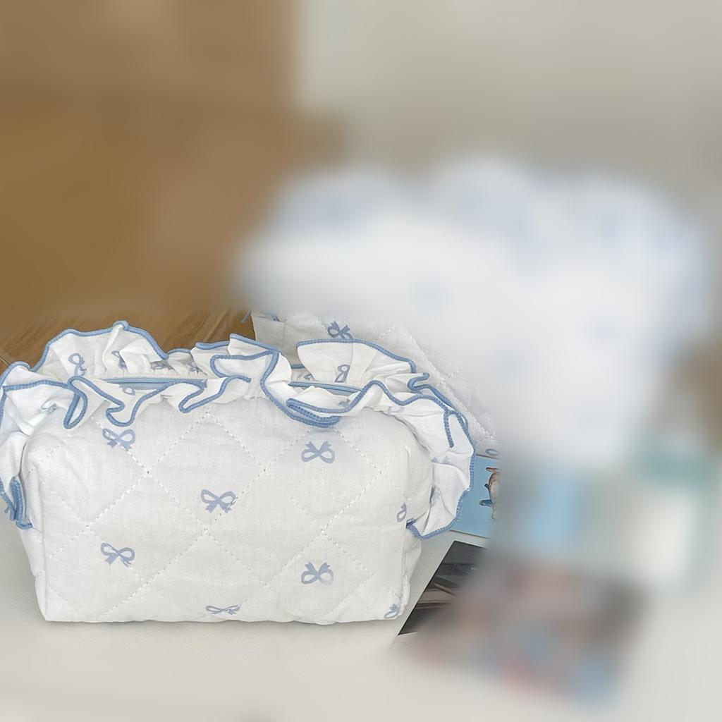 1 шт. креативный дизайн бант пенал для девочки милый корейский бант с рюшами сумка для ручек большой емкости мягкая канцелярская сумка для хранения