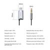 Bluetooth передатчик беспроводной аудио приемник 5.3 автомобильный AUX 3.5 мм музыкальный адаптер аудио кабель для автомобильного динамика Mp3 наушники