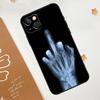 Чехол-скелет с костью среднего пальца для Apple iPhone 16 15 14 12 11 13 Pro Max Mini XR 15 16 Plus 16e Защитная крышка