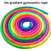 Гимнастическая скакалка разноцветная радужная цветная гимнастическая скакалка 3 метра гимнастка