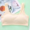 Бюстгальтер для девочек подросткового возраста, детский жилет, дышащее нижнее белье, топы без рукавов для девочек, бесшовные моющиеся бюстгальтеры с мягкой подкладкой для подростков