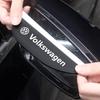 For VOLKSWAGEN VW 2pcs Car Rear View Mirror Sticker Silicone Rain Eyebrow for Volkswagen Passat Tiguan Golf Bora Jetta Scirocco