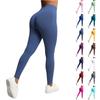 Women's Fashion Solid Color High Waist Yoga Clothes, Sports Running, Fitness Yoga Pants