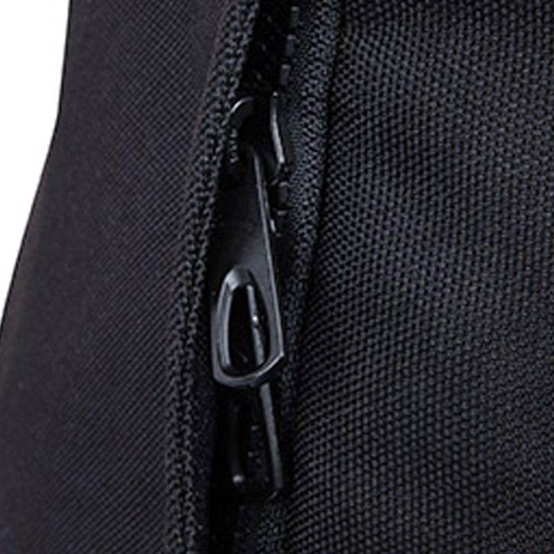 Anta Life Collection Large Capacity Nylon Fabric Laptop Bag Backpack Unisex Pure Black 192228152-1