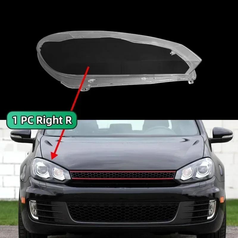 Абажур для фары автомобиля для VW Golf 6 MK6 GTI R 2010-2014 Прозрачная крышка Оболочка фары Абажур Линза Фара