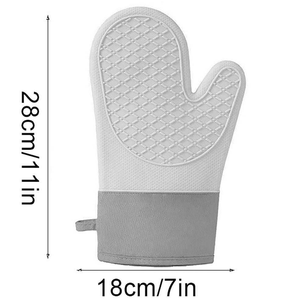 1 шт. Силиконовые изоляционные перчатки для духовки, утолщенные, нескользящие, устойчивые к ожогам, для кухни, микроволновой печи, для выпечки