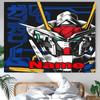 Personalized Mobile Suit Gundam Background Tapestry,Custom Name Birthday Party,Multifunctional Wall Decoration for Home Decor,Various Occasions