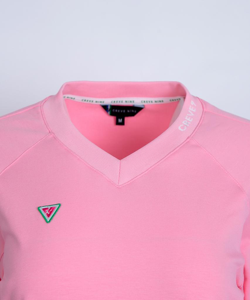 CREVE9 Multi V-Neck Sweatshirt Pk