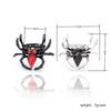 BLINGBAY Women's Vintage Gothic Spider Ring Black Gemstone Statement Adjustable Finger Jewelry for Halloween Party