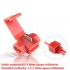 50/100pcs Non Breakable Wiring Clamp Quick Connector Main Line Branch Car Non Stripping Non Destructive Wiring Clamp