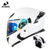Uchoose DOT Modular Helmet Full Face Helmets Crash Motorbike Protective Gear Unisex Flip Up Helmet Motorcycle Double Sun Visor