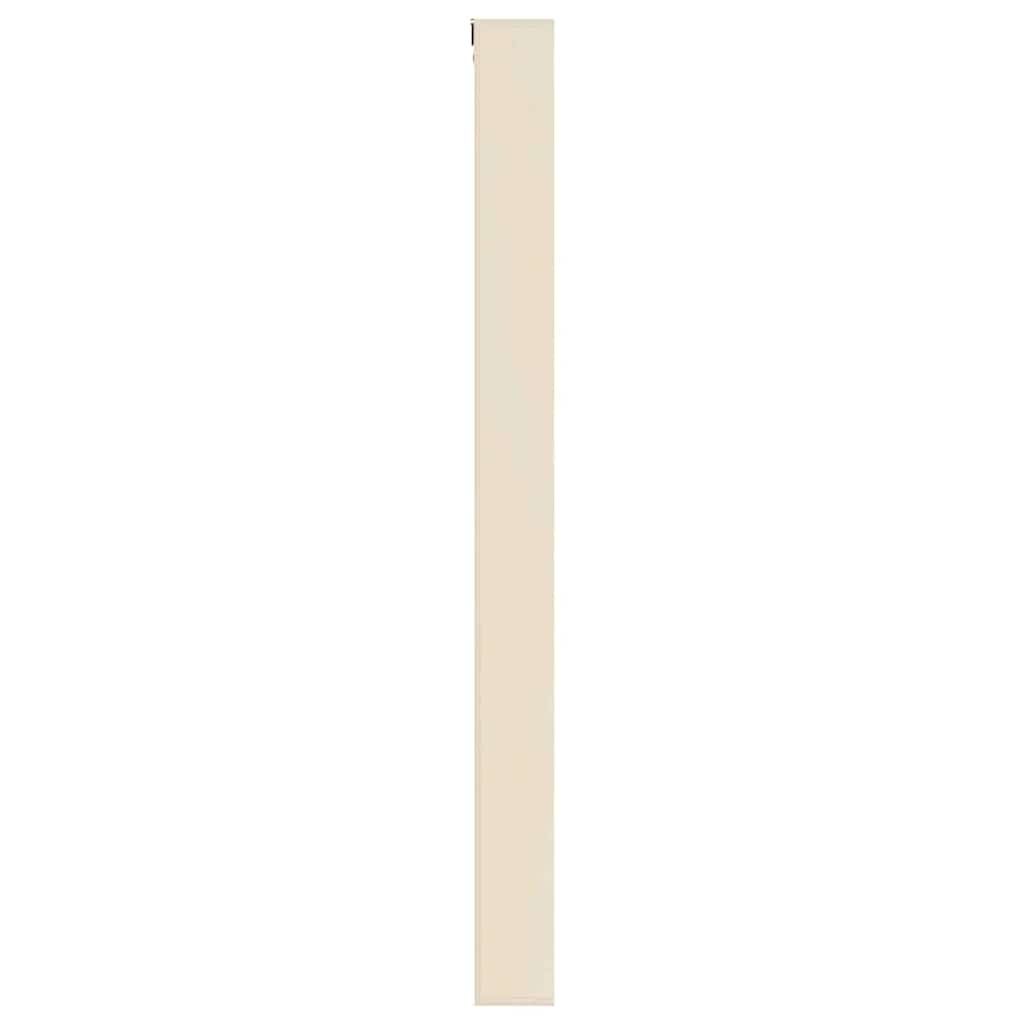 Wall Mounted Display Case with Shelf Beige 98 x 4.5 x 55 cm Particleboard