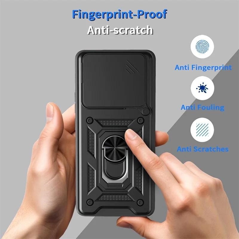 Чехол-броня для камеры со сдвижной крышкой для Realme 15 Pro 5G, магнитный держатель-кольцо для автомобиля, защитная Funda для Realme 15T, Realme15 Pro, 15Pro, задняя крышка