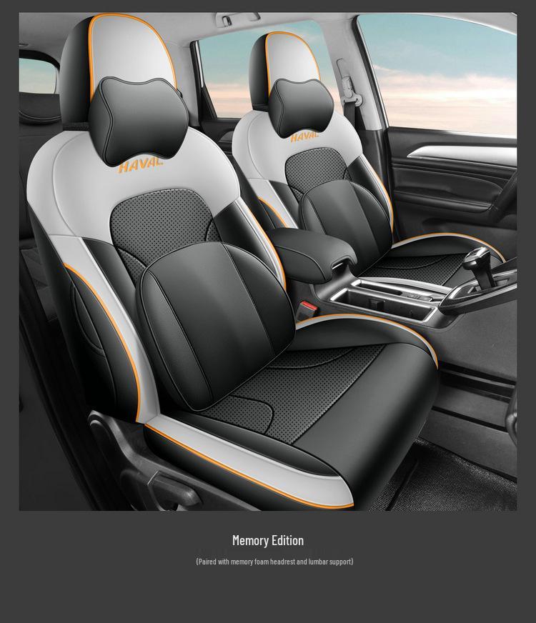 Всесезонные кожаные чехлы и подушки для сидений Haval M6 PLUS - Дышащие и модные