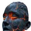 Soul Wall Light Human Face LED Wall Sconce Artistic Shattered