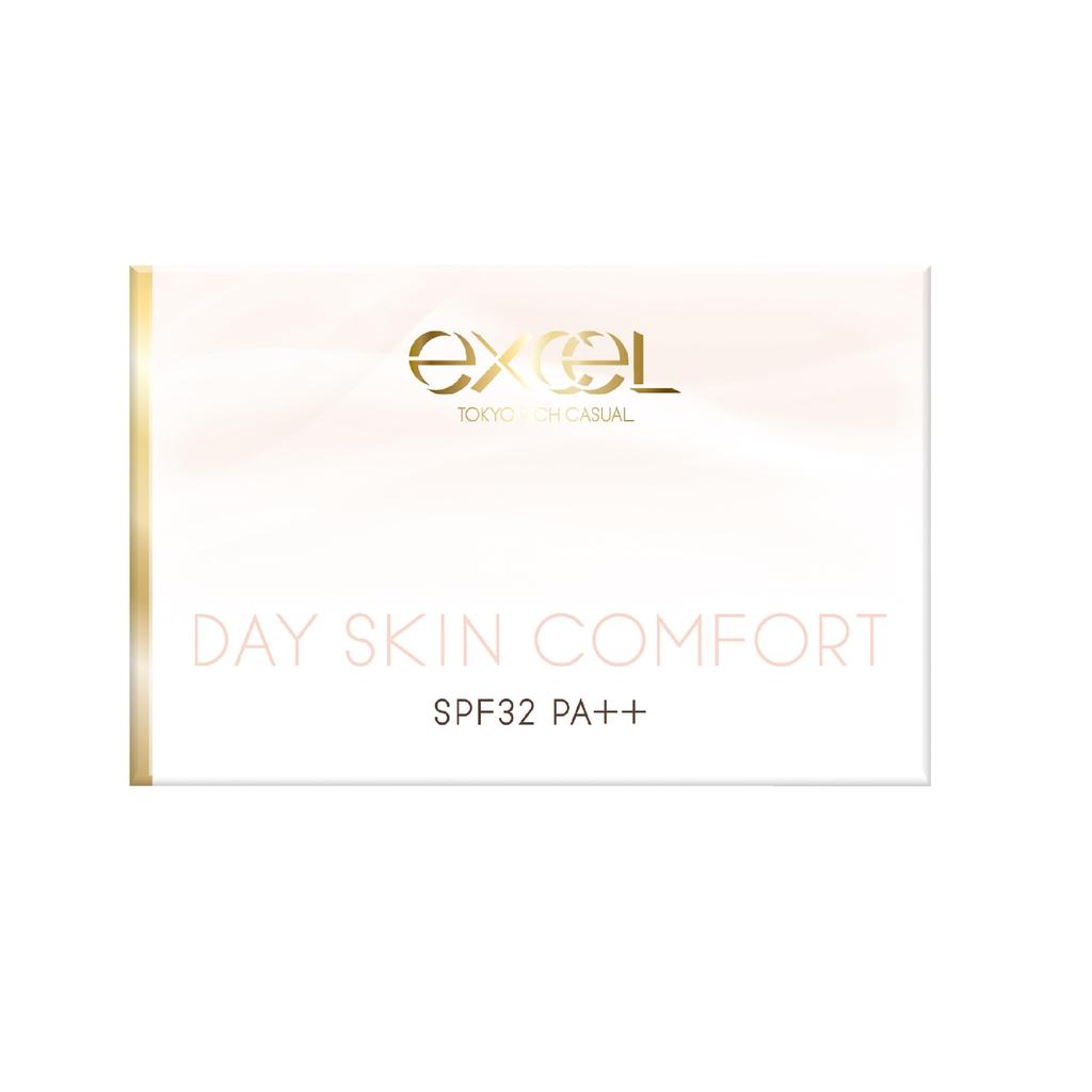 Excel Day Skin Comfort and UV Ceramide для сияющего лица Солнцезащитный праймер, сыворотка, крем, Всё в одном Выравнивающий тон кожи,