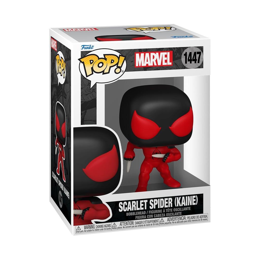 Marvel Kane Parker Scarlet Spider Figure Funko SP Comics SCARLET SPIDER KAINE Marvel Funko Spider-Man POP! Spider-Man