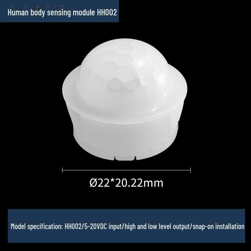Smart Home Body Sensor Lighting Fixture with Microwave Radar, Infrared and Human Body Induction Technology.