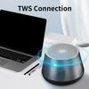 Bluetooth Звуковые Коробки Наружный Портативный Беспроводной Динамик Поддержка TF Карты Металлический Акцент Голосовой Вызов Портативное Аудио/видео Устройство
