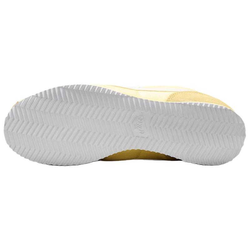 Nike Cortez Textile Women Low Top Casual Shoes Soft Yellow DZ2795-703