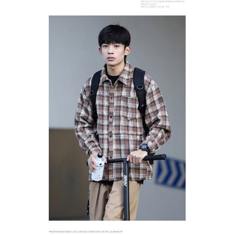 Рубашка с длинным рукавом с буквенным принтом 2024 года в японском стиле в стиле Гонконга, свободная рубашка для мальчиков, летнее модное универсальное повседневное пальто