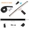 2PCS Glass Squeegee Refills Replacement Squeegee Rubber Window Glass Cleaning Tool Cleaner Mirror Glass Door Window Cleaning