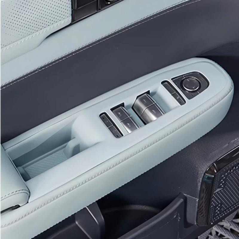 Декоративная накладка на панель подъема стекла для BYD Leopard 5, силиконовая защитная накладка на слот для хранения в двери автомобиля, детали для тюнинга