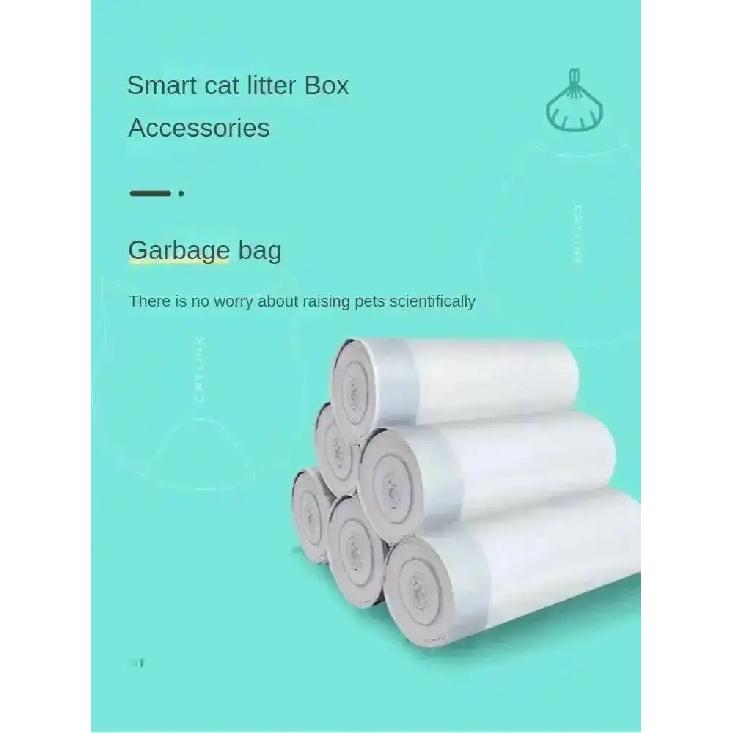 CATLINK Automatic Self Cleaning Cat Litter Box Accessories, Pro-X Filter & Cotton Poop Bags for Pet Toilet Supplies