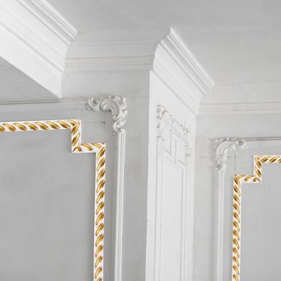 Сделай сам Декоративная краска Под покраску Настенный плинтус Гибкий Самоклеящийся Молдинг Отделка ПВХ Самоклеящаяся Панельная полоса для дома