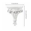 Wall-Mounted Shelf Small Decorative Space-Saving for Living Room, Entryway