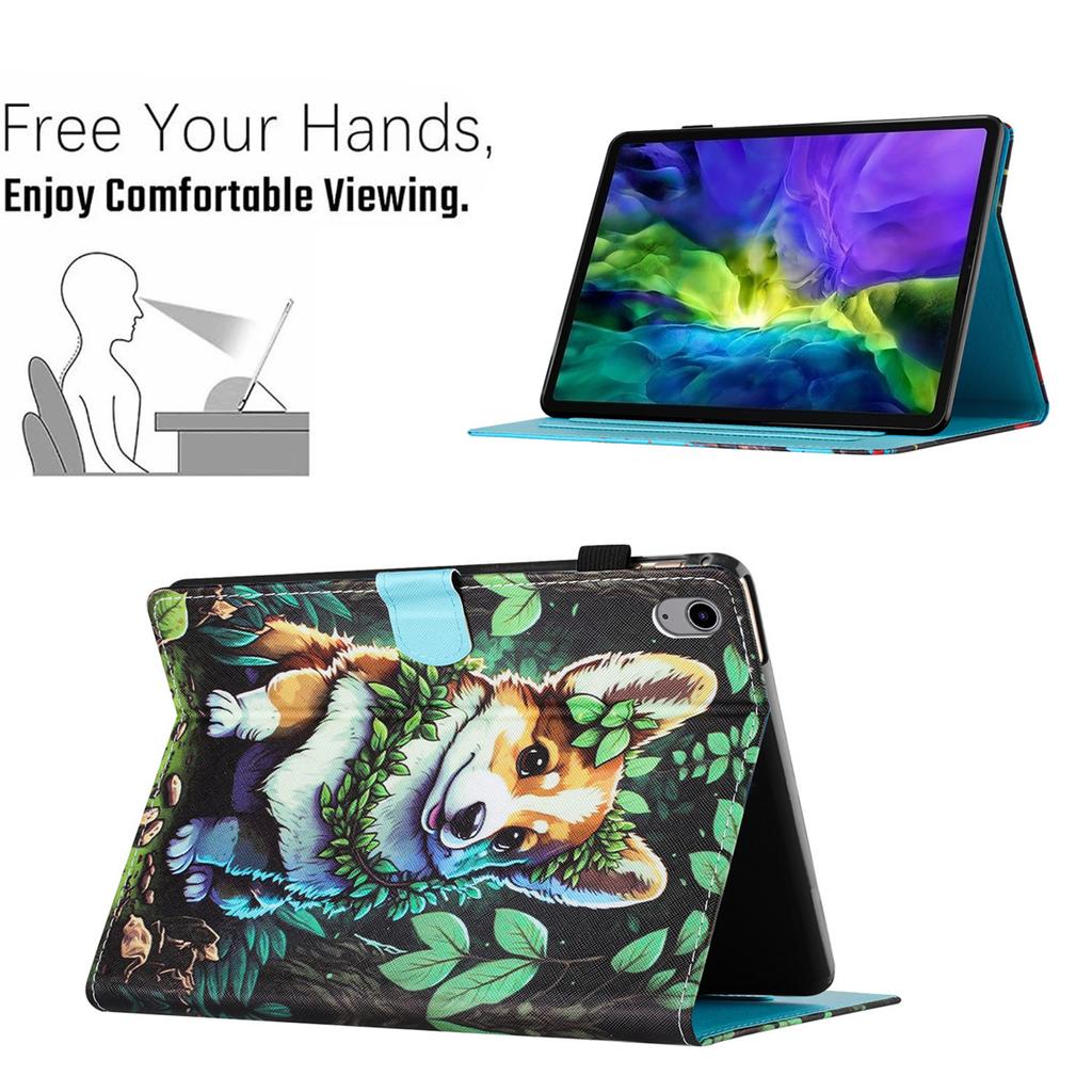 For iPad mini,iPad Air,iPad 9.7,iPad Pro 11,iPad Pro Cute Animal and Landscape Pattern Design PU Leather Tablets Case