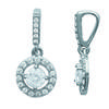 [J9389] - Silver Pendant 'Goddess' Silver White (rhodium-plated) - 18x8 Mm