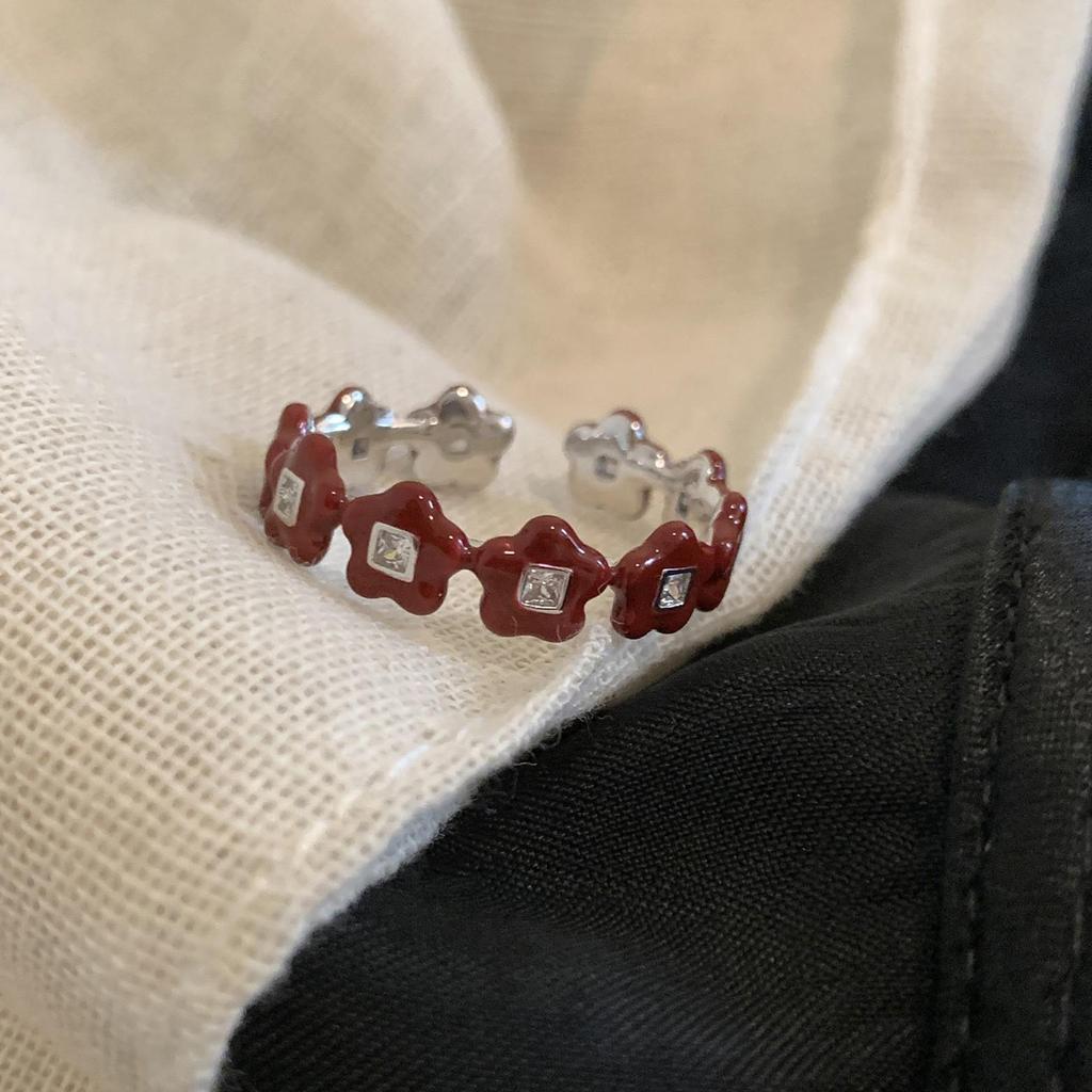 Retro Style Versatile Heart Open Ring for Women