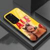 Чехол для телефона TV S-Series A-Alf для Samsung S26 S25 S24 FE S23 S22 S21 Plus S20 Ultra Note20Ultra Черная стеклянная крышка