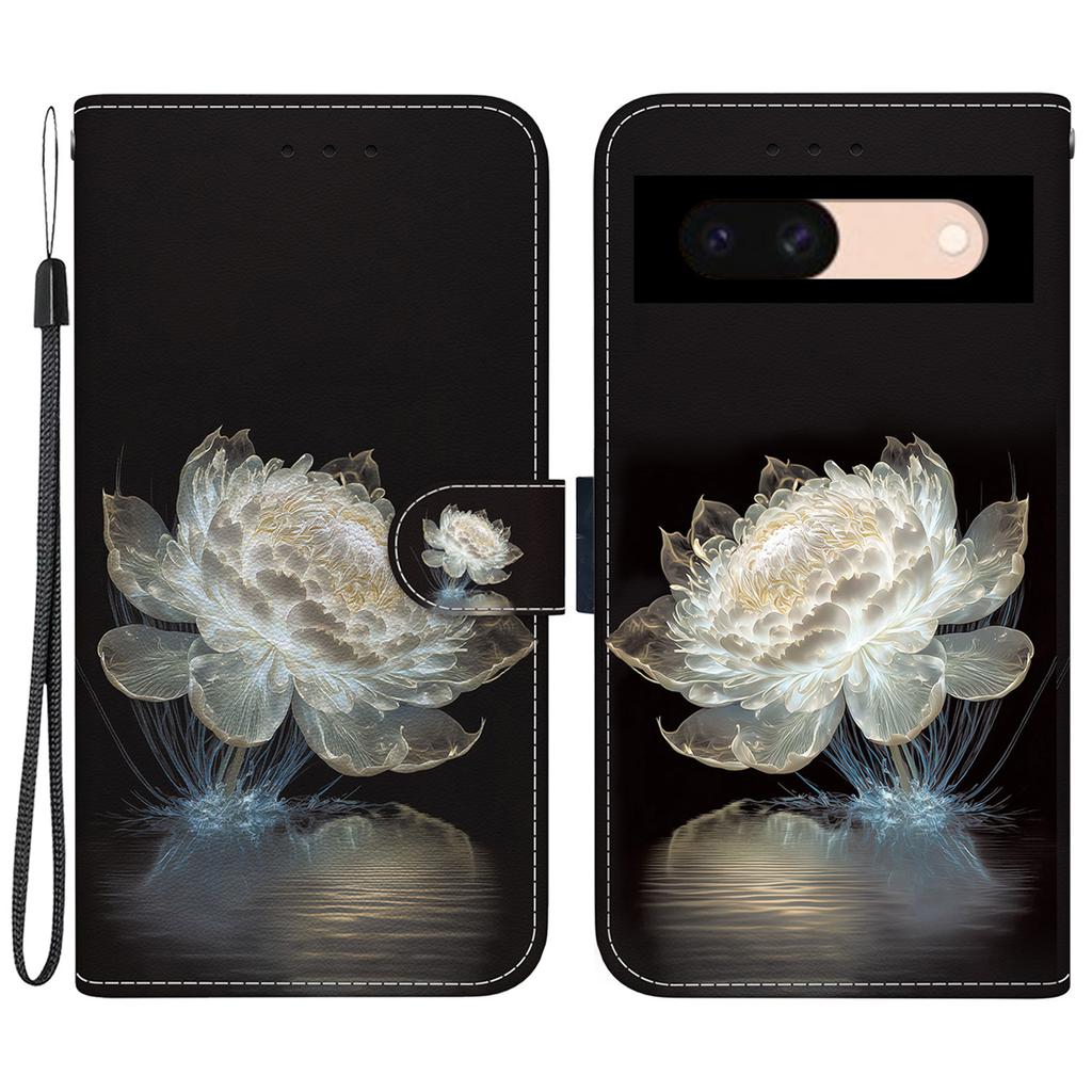 Чехол для Google Pixel 8a Стильный узор Кошелек Кожаный чехол для смартфона