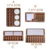 Empty Magnetic Sketch Wooden Portable Watercolor Painting Tool Painting Tray Paint Box Palette
