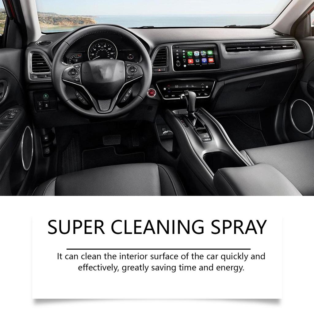 Car Interior Cleaner; Car Foam Cleaner; Car Dirt Cleaner; Fully Applicable To A Variety Of Interiors, Including Carpets And Seats(120ML)
