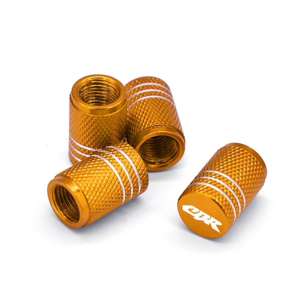 VZH5 CBR Motorcycle Tire Valve Air Port Stem Cover Cap Plug CNC Aluminum Accessories For Honda CBR125 250 250R CBR600 F2 F3 F4 F4i