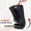 Autumn Mom PU Leather Flat Platform Winter Comfort Black Women‘s Shoes Loafers Wedges Heel Female Ballet Shoes Casual Round Head