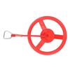 Children Gym Rotating Wheel Plastic Directional Wheel Kids Outdoor Fitness Exercise Wheel with Rope Red