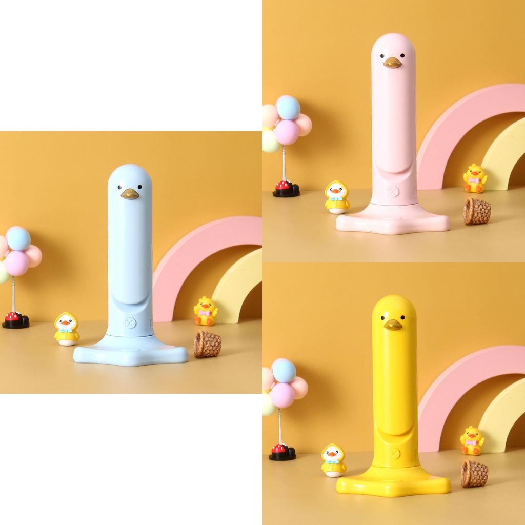 Cute Duck Foldable Led Rechargeable Desk Lamp For Kids With Phone Stand
