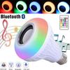 E27 Smart Remote Control Music Bulb 12W Dimmable Bluetooth Music Player Light E27 RGB Stage Karaoke Atmosphere Lamp