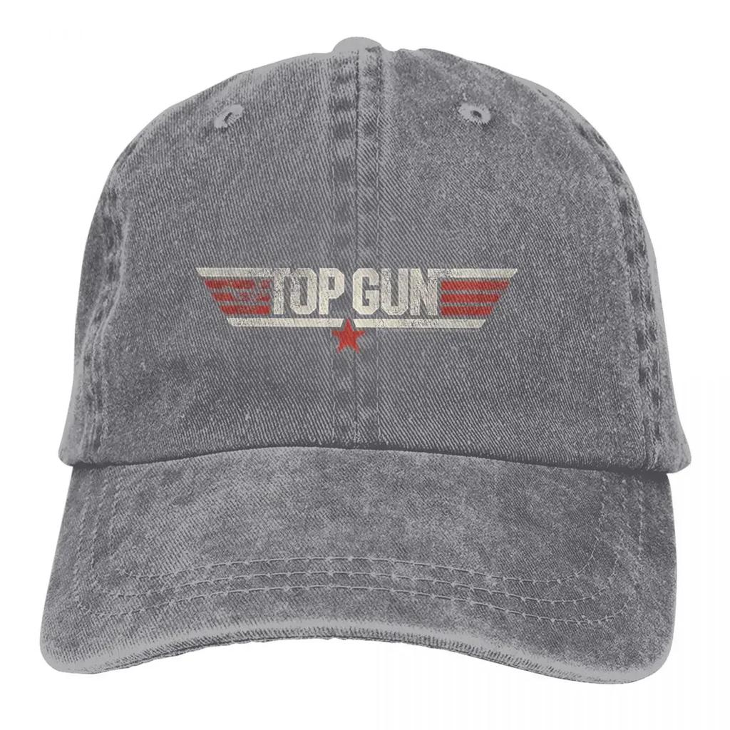 Летняя кепка Солнцезащитный козырек Top Gun Классика Винтаж Кинозвезды Хип-хоп Кепки Ковбойская шляпа Козырек Trucker Dad Hats