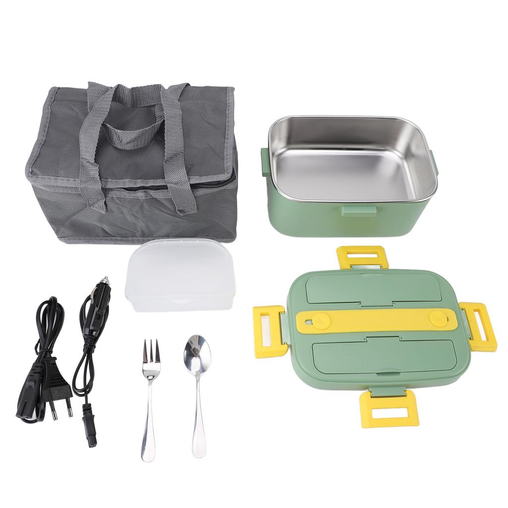 Electric Lunch Box 1.8L 360 Degree Circulation Heating SUS304 Liner Dishwasher Safe Portable Heated